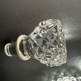 Cristal d'Arques carafe, Longchamps model, 1980s