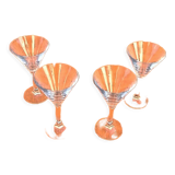1970s Set of 4 cocktail glasses...