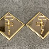 Pair of coat racks by Baller