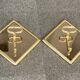 Pair of coat racks by Baller