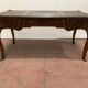 Louis XV style desk set in mahogany and burr walnut