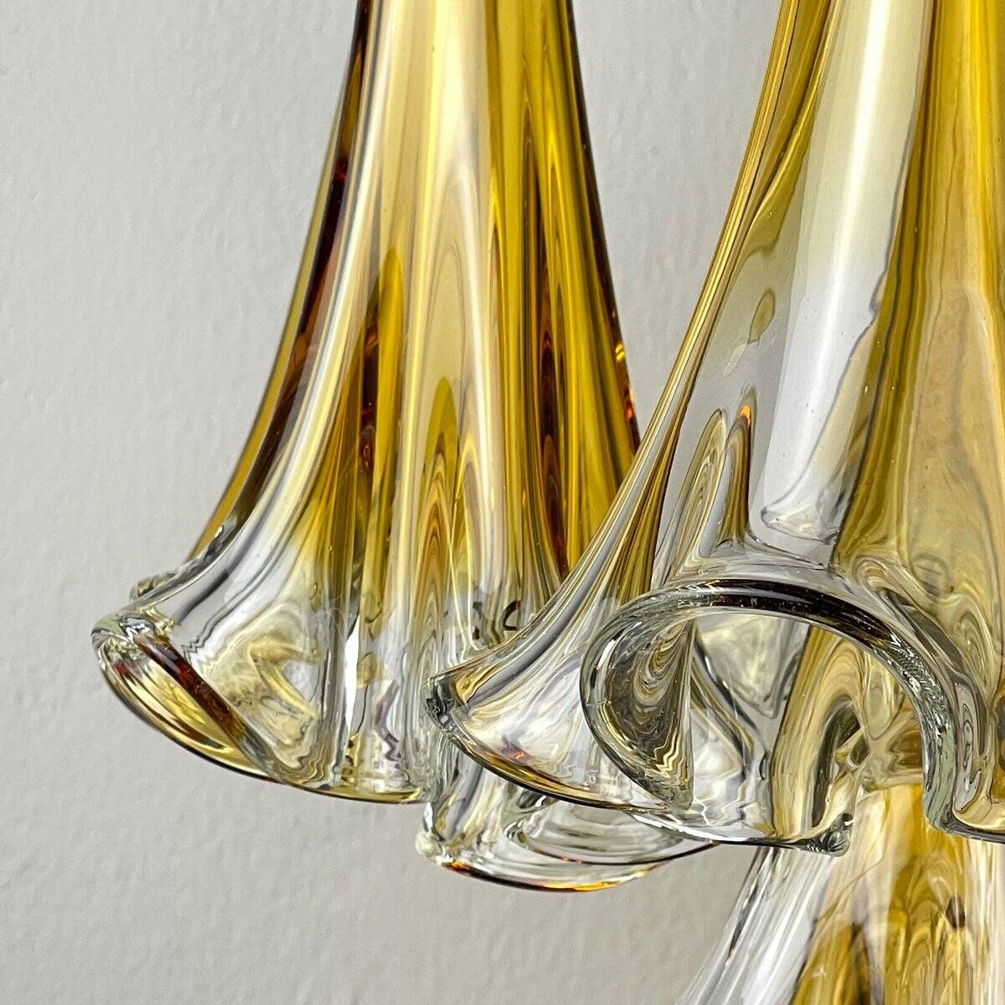 Vintage Italian Murano chandelier by Venini, 1960s
