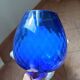 Très grand verre / vase Empoli Bleu
