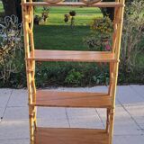 Rattan shelf