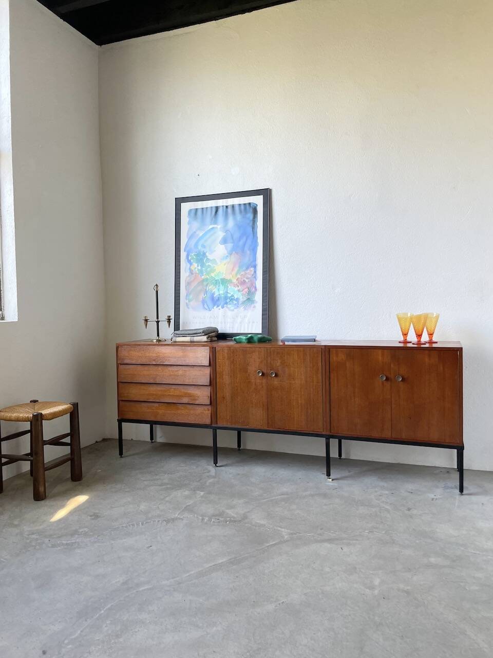 Vintage 50s modernist sideboard