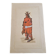 La Roche Laffitte (Born in 1943) - Watercolour drawing on silk - Warrior