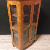 Louis XV style marquetry display case