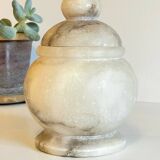 Vintage alabaster stone box