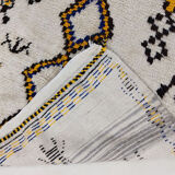 Handmade moroccan berber carpet 237 x 110 cm