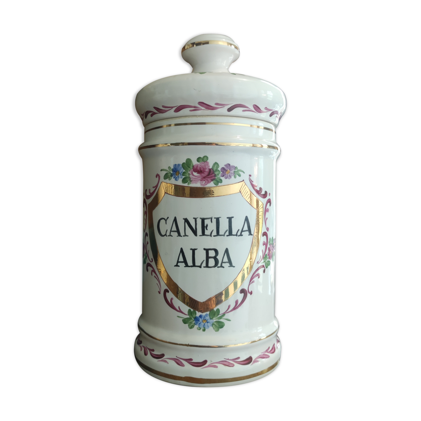 Vintage pharmacy pot