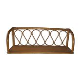 Rattan shelf