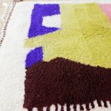 Colorful handmade Beni Ouraine rug