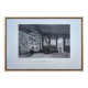 Camposanto, Pisa, old engraving, printed in 1841.
