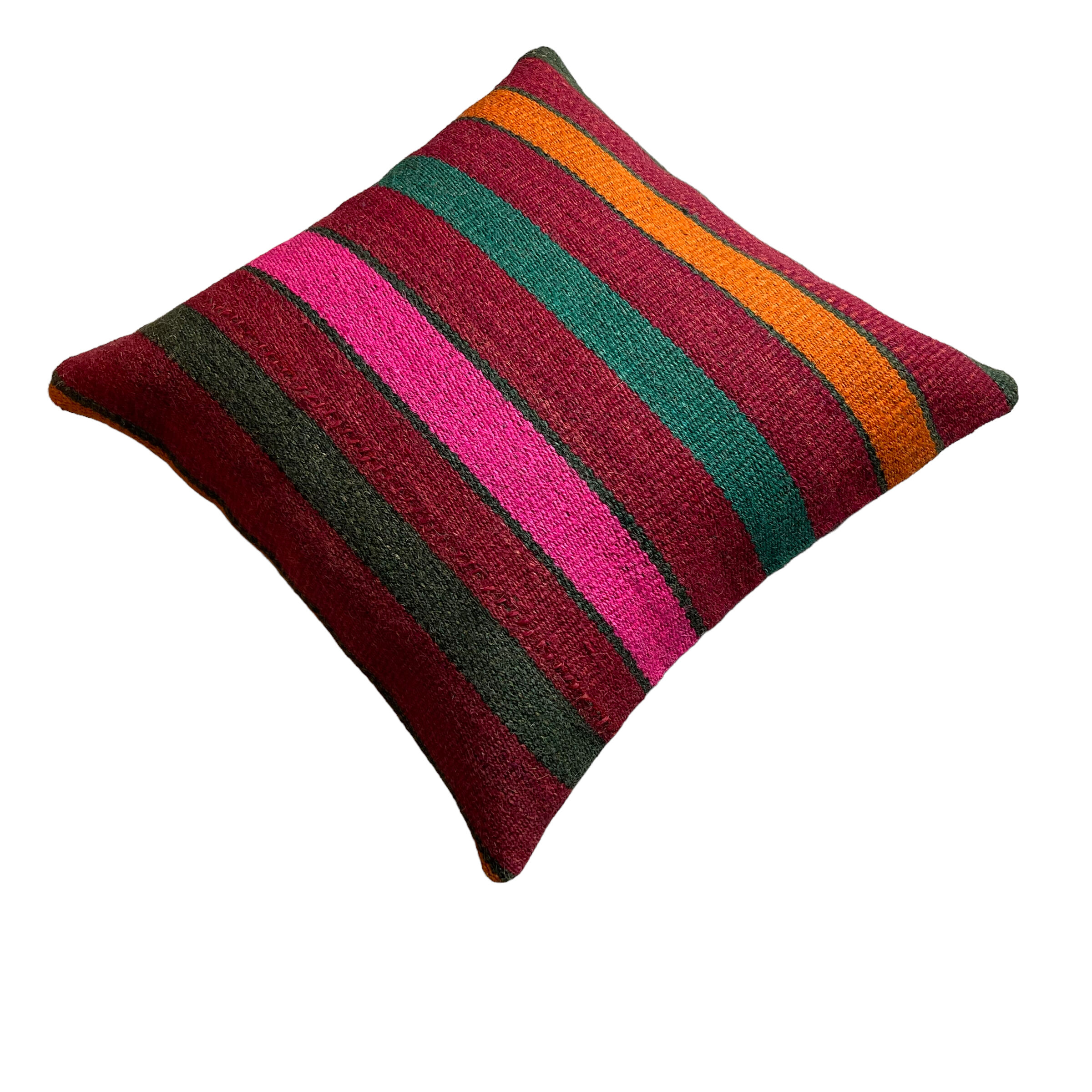 Vintage turkish kilim cushion cover 40 x 40 cm