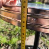 Vintage cast iron pedestal bistro table