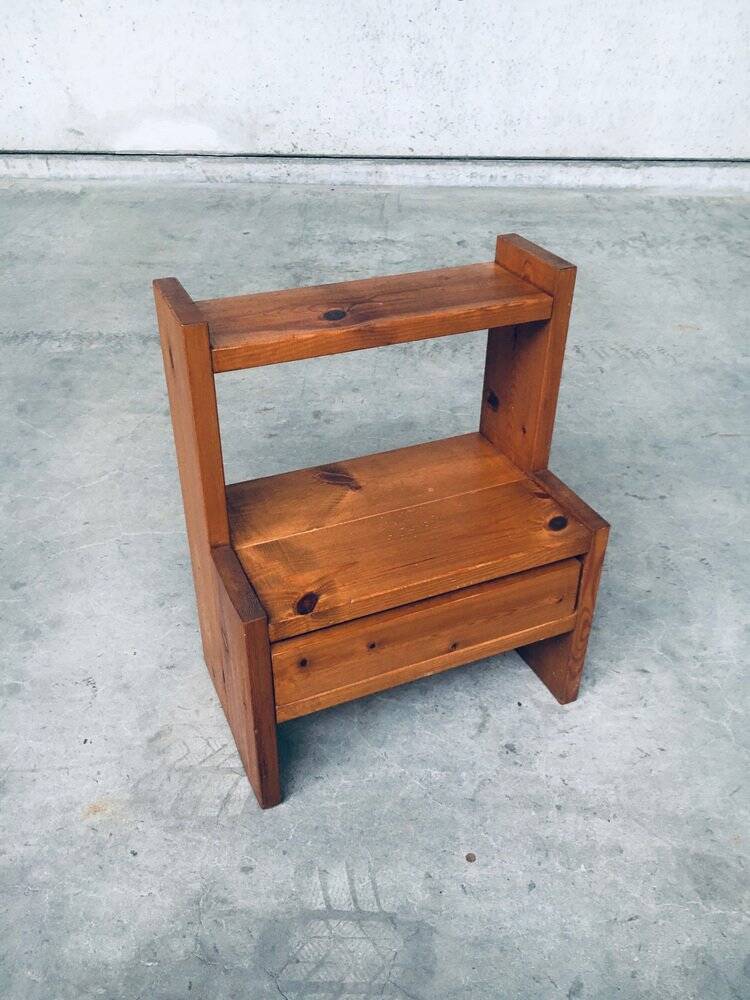 Mid-Century Scandinavian Pine Bedside Tables, Sweden, 1960s, Set of 2