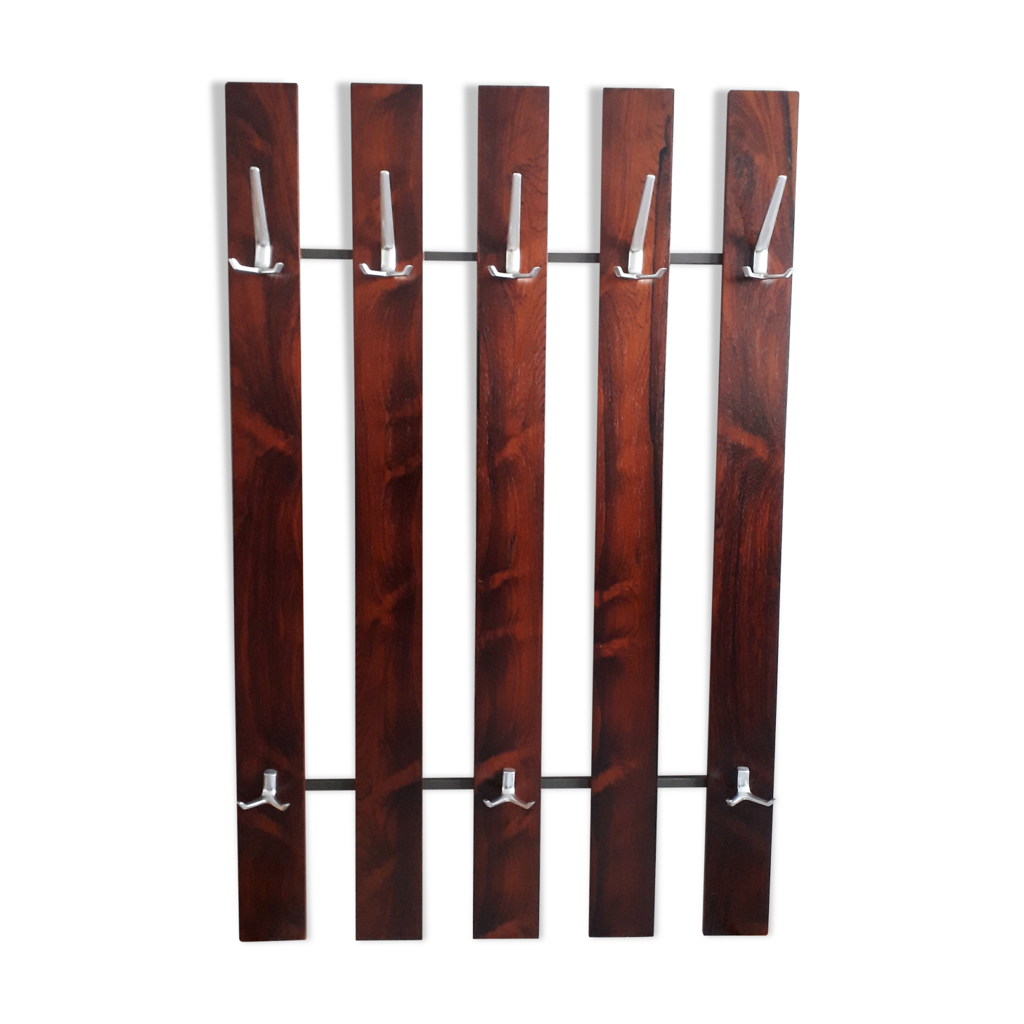 Rosewood wall coat holder
