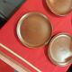 Flat plates set of 6, vallauris felix ceram