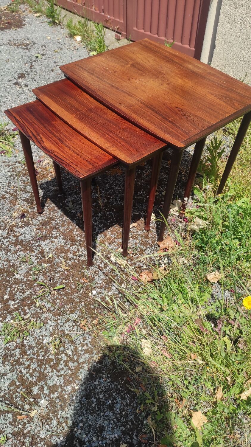 Rosewood nesting tables