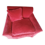 The Conran Shop Red Velvet Armchair