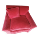 Fauteuil the Conran shop velours rouge