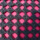 Wool cushion with vintage crochet