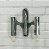 Chrome wall lamps by Sciolari - 2 available
