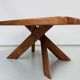 French early edition Aban T35C table in elm attributed to Pierre Chapo, 1970s
