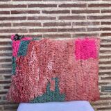 Magnifique coussin Kilim berbère vintage du Maroc