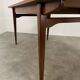 Scandinavian extendable teak table, 60s