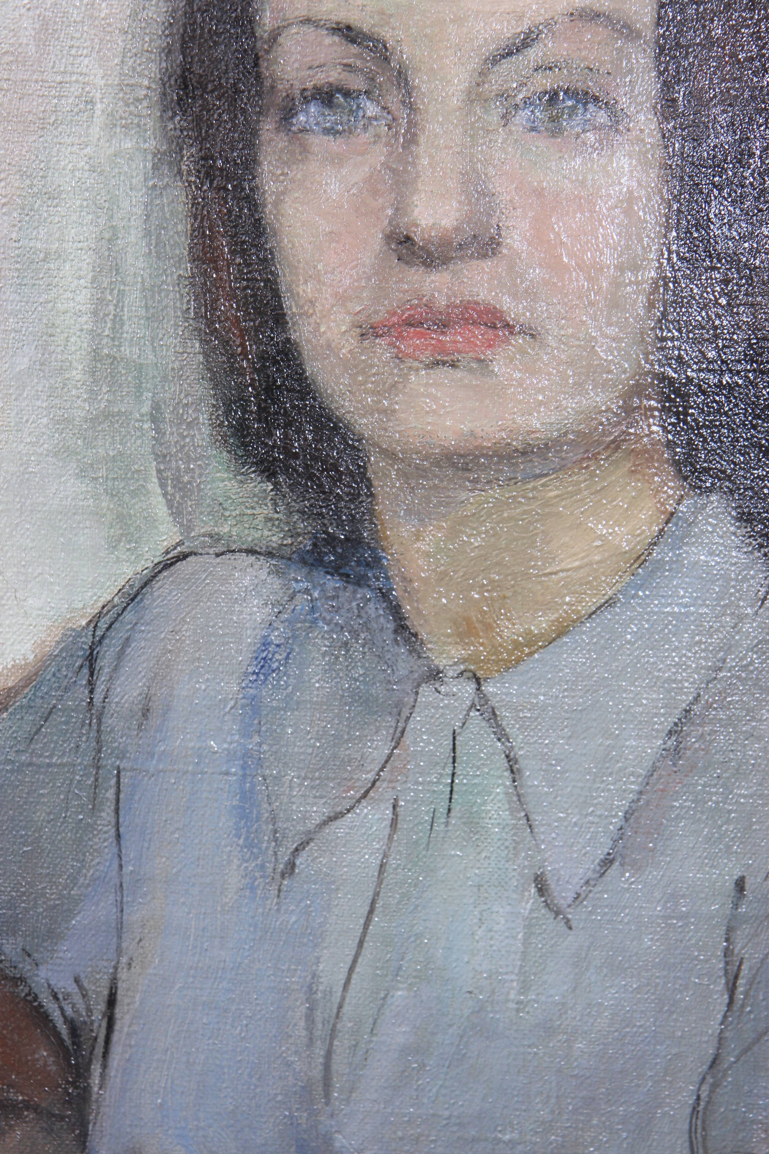 Portrait of a woman from the 60s