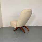 Mid-Century Modernist Bouclé Congo Easy Chair by Theo Ruth for Artifort, 19