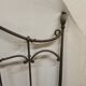 Wrought iron headboard
