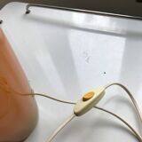 Lampe à poser orange opaline vintage