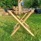 Tabouret rétro bambou