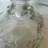 Crystal torch candlestick. Early 20th
