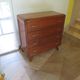 Pretty vintage chest of drawers - 4 drawers - 1960s - refined Scandinavian style - medium oak color