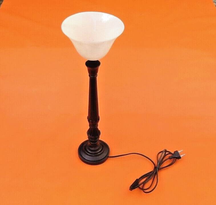 Table lamp Bell shade / Tulip granite glass