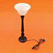 Lampe à poser   Cloche abat jour / Tulipe verre granité