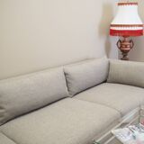 Grey corner sofa, Scandinavian design, 00s