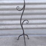 Wrought iron candle holder