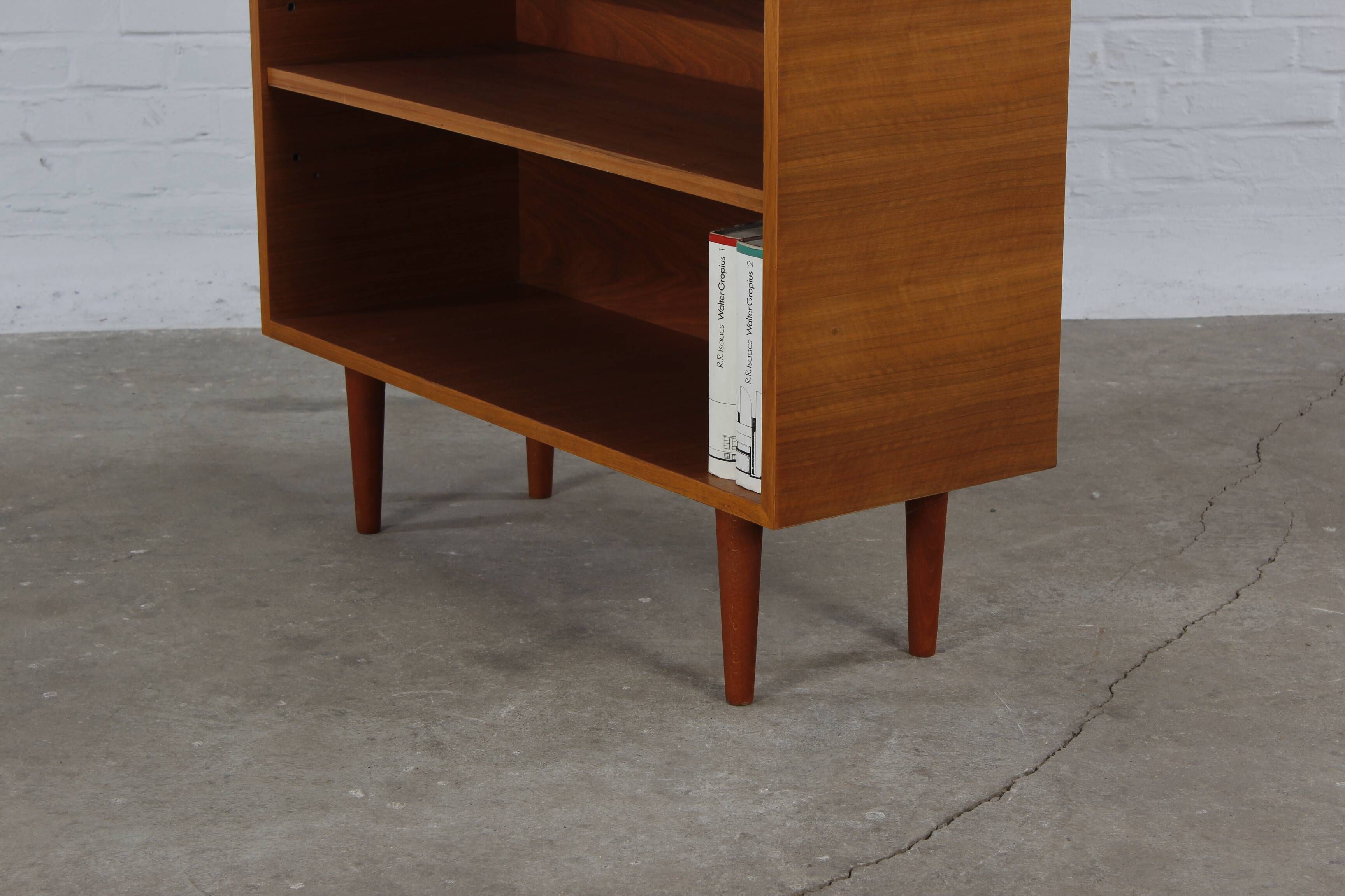 Vintage teak bookcase sideboard 60s 70s