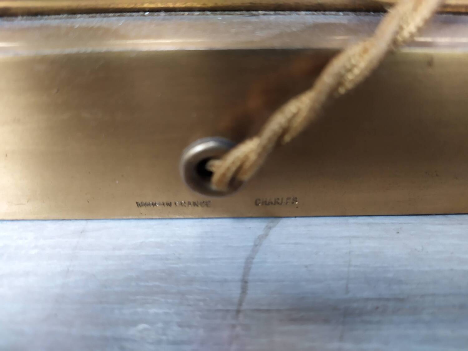 Gilded bronze lamp from Maison Charles