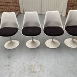 4 Saarinen knoll tulip chairs