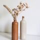 Vintage brown stoneware bottle