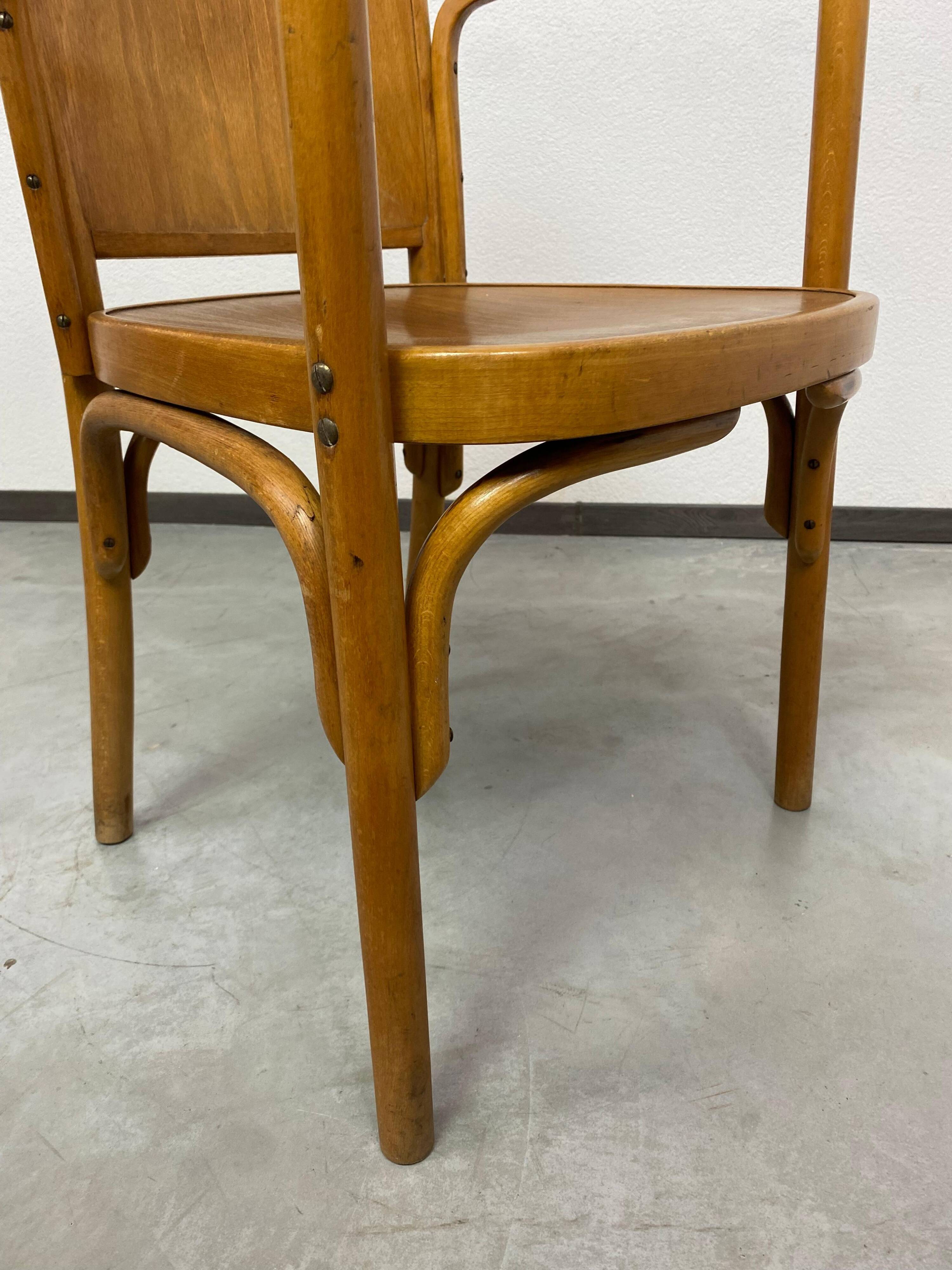 Very rare armchair no. 813 /1F by Josef Hoffmann for Jacob Josef Kohn