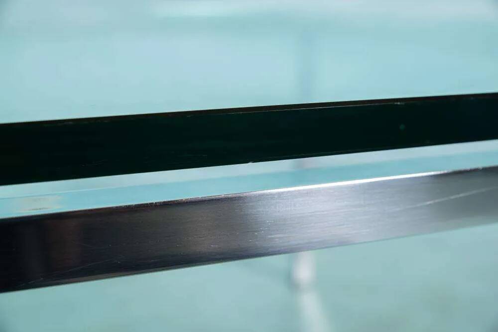 Minimalist Knoll coffee table, mid-century coffee table.