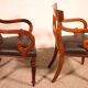 pair of mahogany armchairs from the William IV period circa 1830