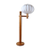 Modern sculptural Scandinavian floor lamp in pine by Uno Kristiansson, Sweden 1970s
