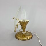 1940s unique small table lamp from italy